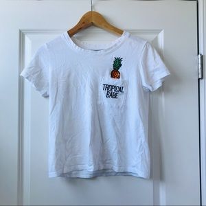 “Tropical Babe” Tee (slightly cropped)